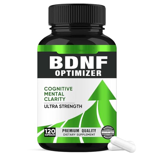 Nootropic-Nootropisches Nahrungsergänzungsmittel für Gedächtnis und Konzentration mentale Klarheit und ausgeglichene Stimmung mit Bacopa Monnieri Löwenmähne Alpha GPC und mehr 120 Kapseln
