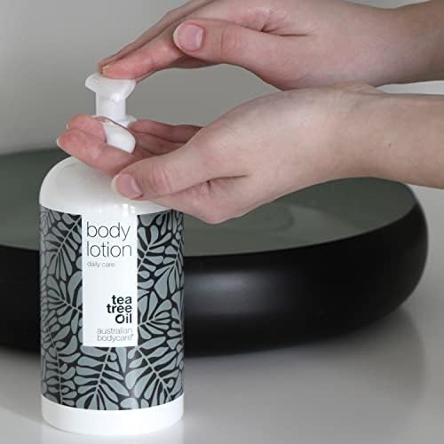 Australian Bodycare Body Lotion for Women & Men 500 ml | Tea Tree Oil Body Lotion against Dry Skin | Daily care Relieve pimples, Ringworm, Fungus, Jock Itch, Acne, Body Odor & smelly feet