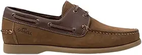 Sapato Mocassim Deckshoes Couro Nobuck Samello - Marrom