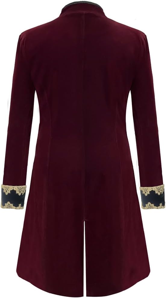 Apocrypha Mens Steampunk Jacket Gothic Victorian Renaissance Frock Coat