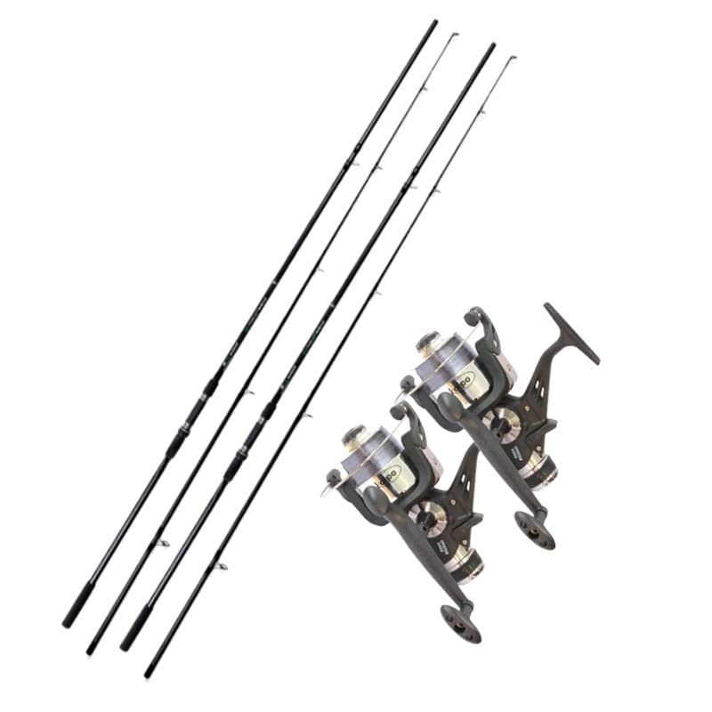 Canne da pesca appositamente progettate per il carpfishing con anelli legati e pietra SIC ad alta scorrevolezza e dissipazione di calore