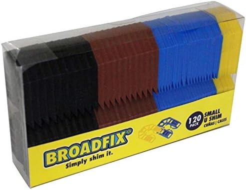 Lakeland Group Broadfix Revolutionary Small U Shims - 120 Pack