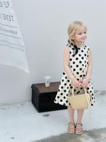 Little Girls Open Toe Princess Flat Sandals Summer Beach Dress Shoes for Toddler/Little Kid2