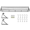 Opknoping Pot Rack, Keuken Opbergrek, Metalen Hang Pan Pot Rack Wandmontage Met 10 Haak Houders Keuken Organizer