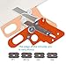YUENTOEN Veneer Edge Cutter Tool with 10Pcs Blade and 4Pcs Circular Edge Scraper, Woodworking Hand Trimming Tool for Woodwork