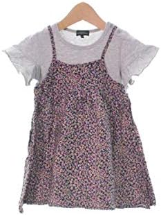 Amazon Co Jp Green Label Relaxing グリーンレーベルリラクシング ワンピース その他 キッズ グレーx紺xピンク等 花柄 95 中古 服 ファッション小物