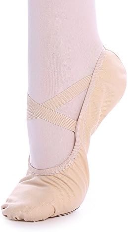 Ballet Shoes for Women Girls, Women's Ballet Slipper Dance Shoes Canvas Ballet Shoes Yoga Shoes Light Pink