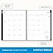 Blue Sky 2025-2026 Weekly and Monthly Academic Year Planner Calendar, July - June, 8.5