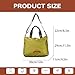 Large Crossbody Bags Ladies Shoulder Handbags Messenger Bag with Adjustable Shoulder Strap Totes Hobo Purses Fashion Nylon Oxford Handbag Tote Purse Lightweight Sling Bags for Travel Sports​ (Green)