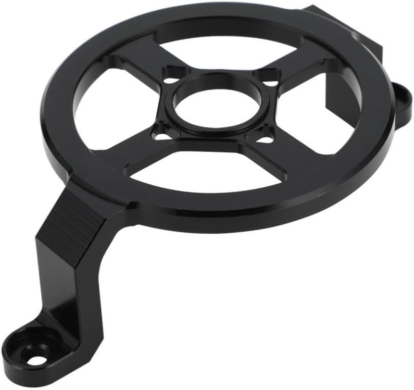 Engine Case Cover Guard Compatible with Electric Bike Motorcycles Compatible with Accessories(Black)