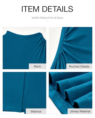 Image of BTFBM Women Bodycon Maxi Dress Long Sleeve Back Slit Ruched Elegant Party Cocktail Formal Fall Wedding Guest Dresses