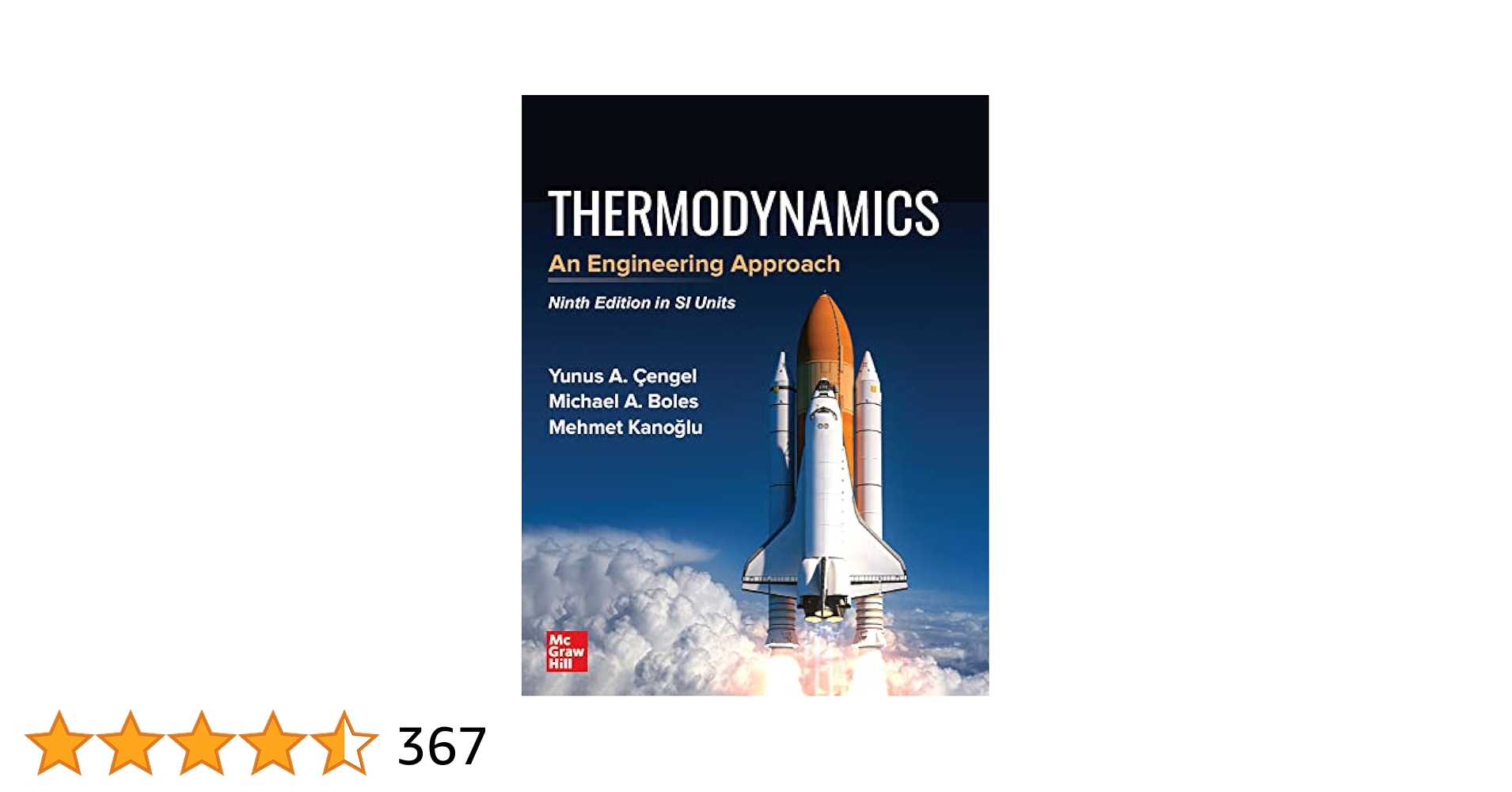 Amazon | THERMODYNAMICS: AN ENGINEERING APPROACH, SI