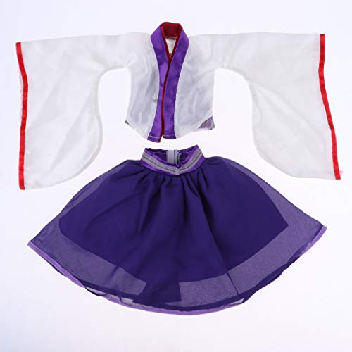 CUTICATE Lovely Traditional Style Kimono Outfits for 1/3 BJD Dolls Dress-up Accessory - Thumbnail 6