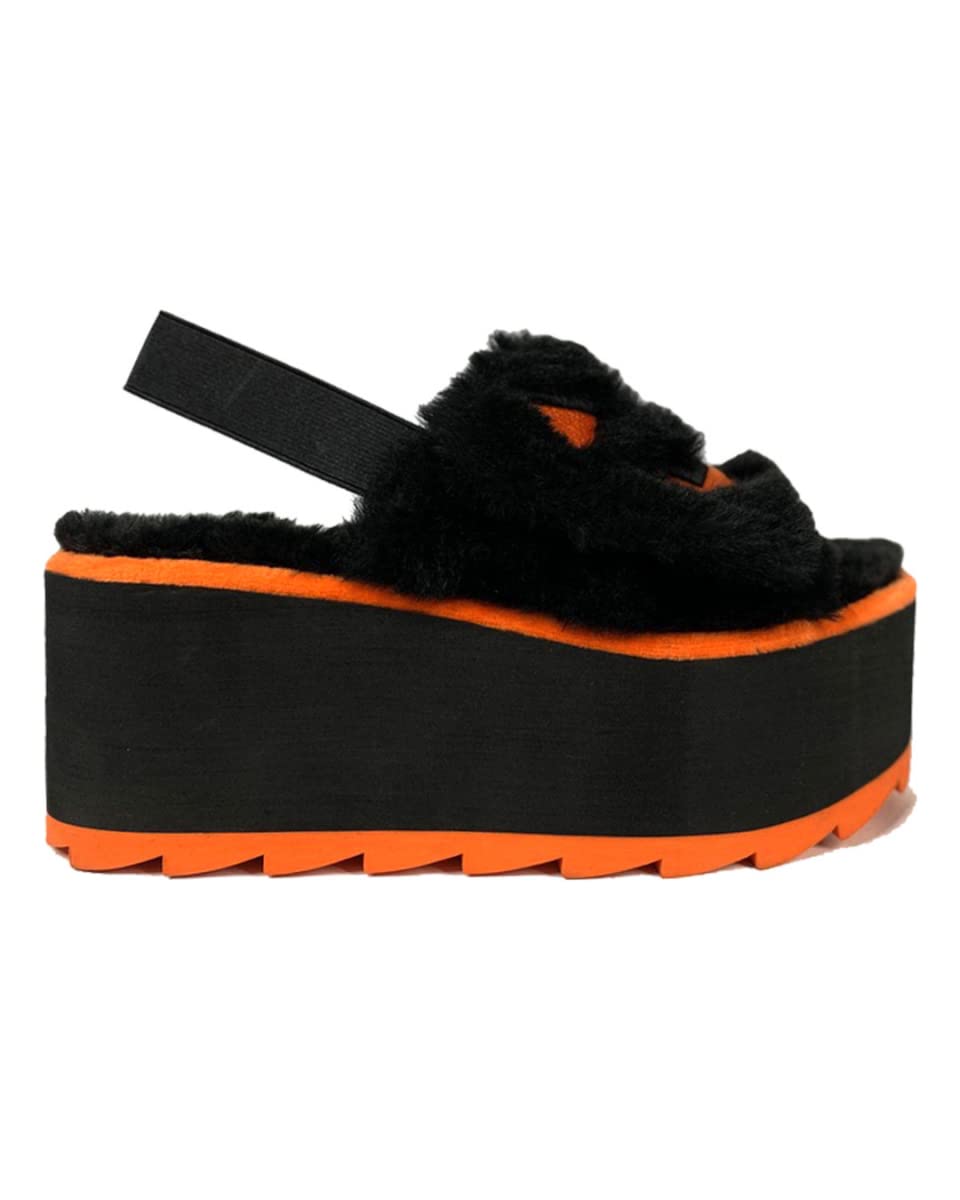 Horror-Shop Sandalias De Plataforma Lilly Jack O'Lantern 39