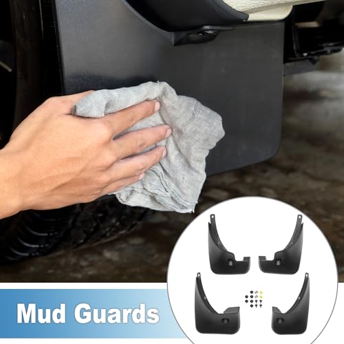 Image of Mud Flap Splash Guard with Mount Accessories Front & Rear Side Mud Guard for Toyota RAV4 2006-2012 (Set of 4)