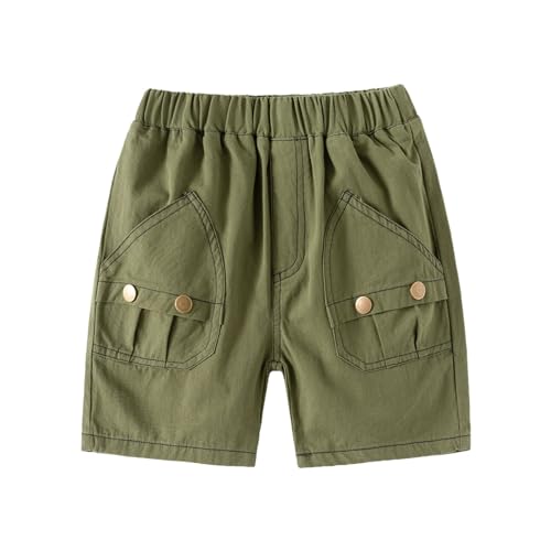 Toddler Boys School 𝐔niform Shorts Cute Pockets Cargo Shorts Casual Athletic Gym Trendy Pull On Summer