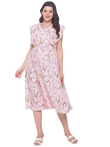 Image of AV2 Women Maternity Feeding Dress | Feeding Kurti | Nursing Dress -5071