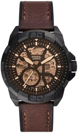 Fossil Montre 0’s Bronson de Automatique en Acier Inoxydable, Ant...