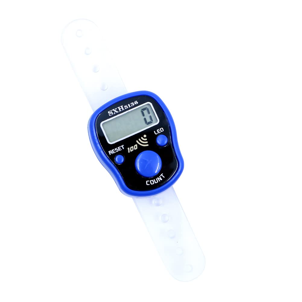 DollaTek 4 pz Mini Punto Marker Riga Dito Contatore LCD Display Elettronico Digitale
