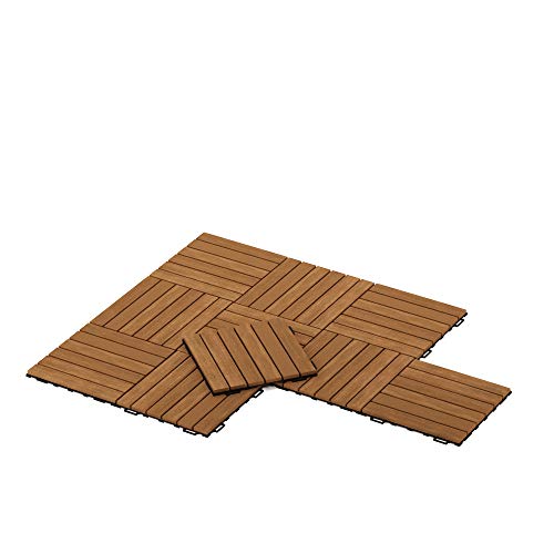Tuile en bois de plate-forme de plancher pour rénover sol abîmé - 5