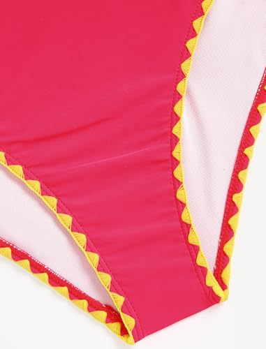 Image of ZAFUL Women's High Cut Bandeau Bikini Set Strapless Solid Color 2 Pieces Bathing Suit Swimsuit