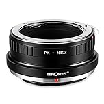 K&F CONCEPT Lens Mount Adapter Compatible with Pentax K Mount Lens to Nikon Z Mount Camera Body