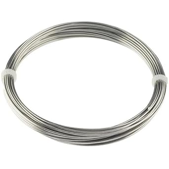 New 1pcs 1-100 Meters 304 Stainless Steel Soft/Hard Steel Wire Diameter 0.02-3mm Single Strand Lashing Soft Iron Wire Rustproof 1mm X 10m, Hard Steel Wire