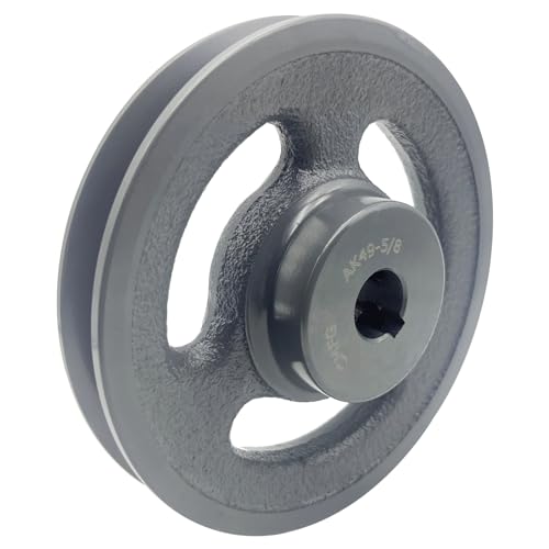 Poulie de courroie en V monorainure AK4958 alésage 1,6 cm pour fonte
