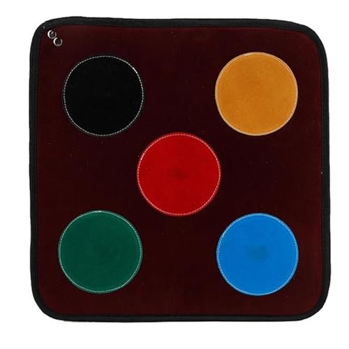 MFLKJHSA Microfiber Fencing Target, Fencing Training Equipment, Fencing Wall-Mounted Target, with One/Five Bullseye, for Fencing Gym Training and Self-Training(Purple,Small)