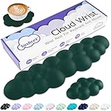 Imperméable et antidérapant :Confectionné en cuir vegan résistant à l’eau et à la transpiration, facile à nettoyer. La base antidérapante en silicone est non toxique, sans produits chimiques et sûre à utiliser. Elle assure une excellente adhérence pour maintenir fermement le repose-poignet clavier sur votre bureau. Ce repose-poignet en forme de nuage vous aide à vous détendre pendant vos études, votre travail ou vos sessions de jeu