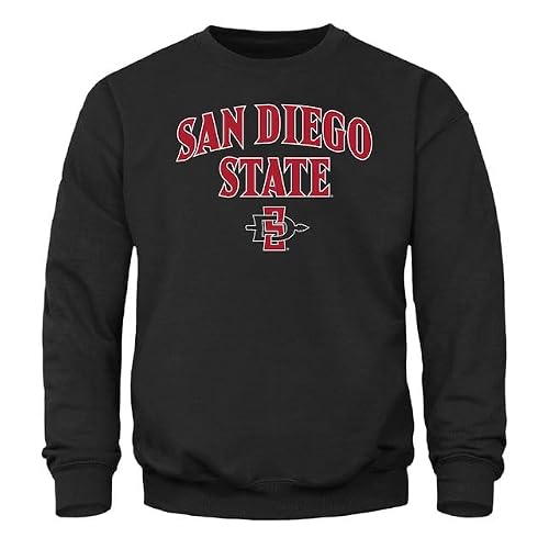 Barnesmith San Diego State University Sweatshirt, Spirit, Red, Small