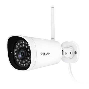 Foscam G4 Ultra-HD 4MP IP WiFi Bullet Camera for Outdoor/Indoor Surveillance, Human Detection & Motion/Sound Detection & Alert Notification,66ft Night Vision, IP66 Weatherproof, 2-Way Audio, White