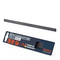 Presch Metallsägeblatt Set PUK 150mm 10 Stk. - Original PUK Sägeblätter für Handsägen - Metallsägeblatt 150mm für NE-Metalle (Kupfer), Edelstähle, Plexiglas, Kunststoffe