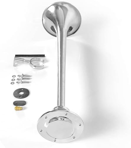 Miniatura 5 de HIGHSOAR - Bocina de aire para camión, 150 db, kit universal para coche, tren, barco, 22.835 in