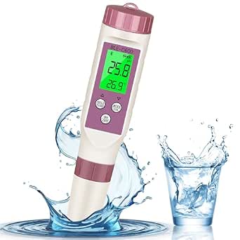 7-in-1 Digital pH Meter with TDS, Salinity, EC, ORP, S.G, and Temperature Measurement