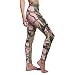 Pink Camouflage Leggings for Women (Medium)