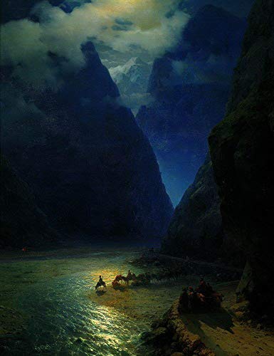 Peinture Darial Gorge Ivan Aivazovsky | Toile Haute Qualité
