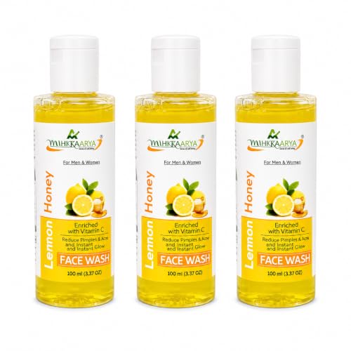 Image of Lemon & Honey Face Wash for Fresh & Nourished Skin - Pack of 3