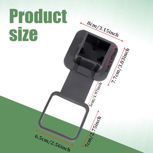 image for PACLVIO 2 Inch Trailer Hitch Cover, American Flag Tube Plug Insert Cap