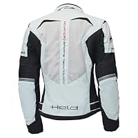 Held Sonic II Motorradjacke Damen - Sportliche und Luftige Mesh Sommerjacke - Leichte Motorradjacke mit Protektoren Level 1 - CE, EN 17092 zertifiziert - Schutzklasse A - Grau-Schwarz - Größe D-M – Ansicht 4