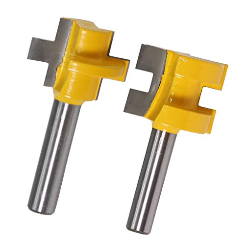 2 peças 8 mm Haste Trilho e Fresa Stile Bit Cortador de Esmalte Ferramentas elétricas para trabalho