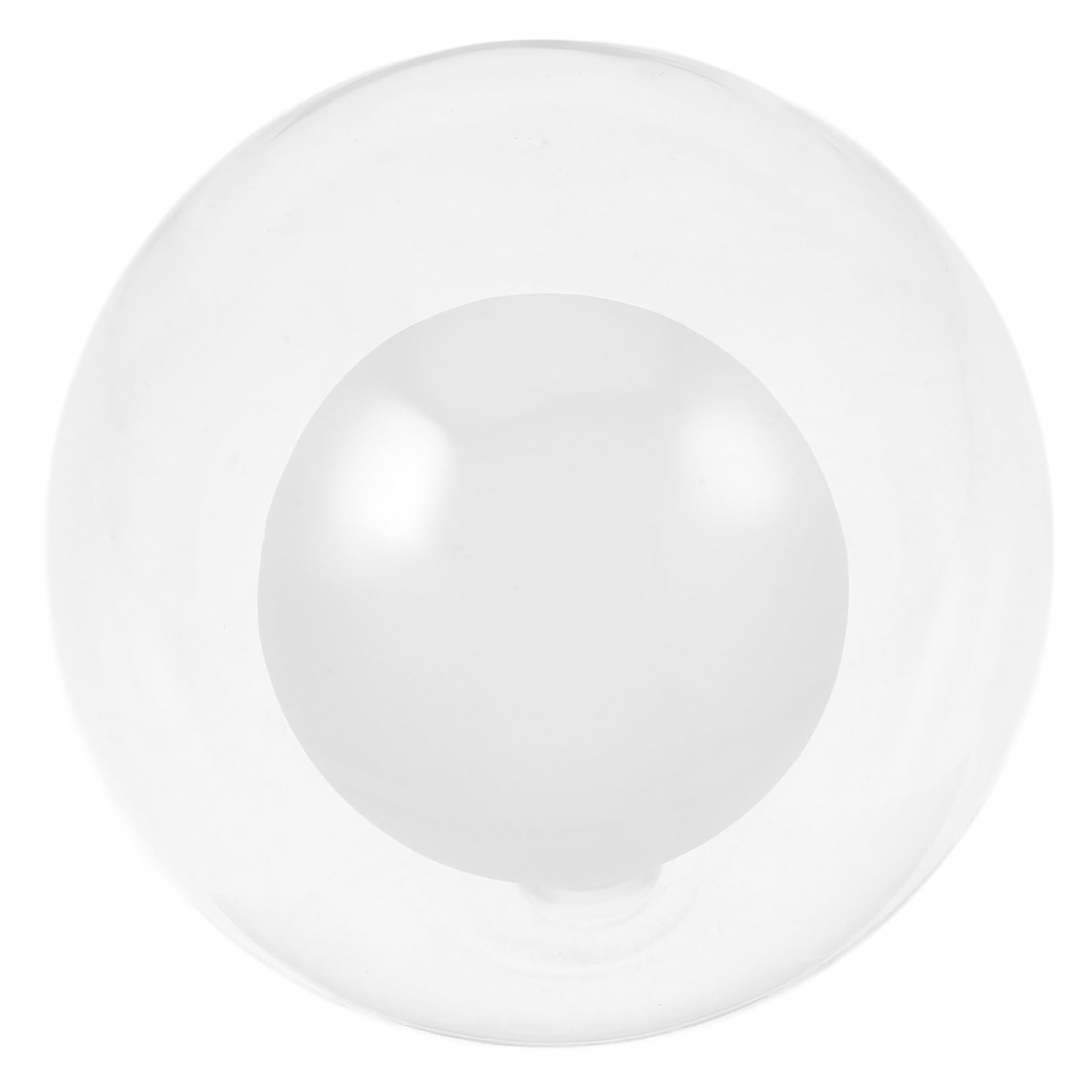 Paralume Sferico Trasparente D18cm - Per Lampade Da Soffitto E Tavolo, Sostituzione Moderna, Illuminazione Soffusa - Foto 8
