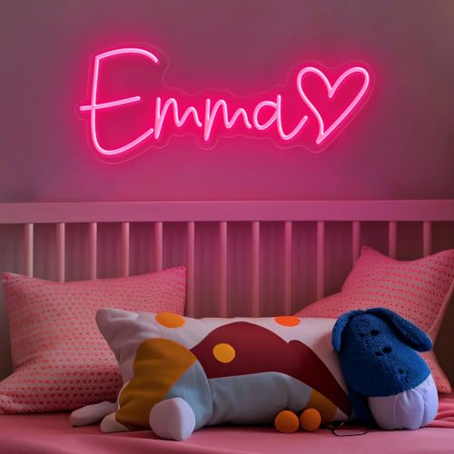 SELICOR Personalized Neon Signs Led Neon Signs Light for Bedroom Wedding Birthday Party Home Décor Custom Neon Sign Bar Store Logo Neon Sign (Optional 10" to 60")