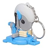 LORBIFIN 2-in-1 Miniature Cutter Keychain, Zinc Alloy Box Opener Charm, Portable Retractable Mini Utility Knife Pendant, Fashion EDC Tool for Packages & Daily Use (Silver)