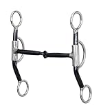 Weaver Leather All Purpose Bit Features 5-Inch Sweet Iron Snaffle Mouth with Copper Inlay