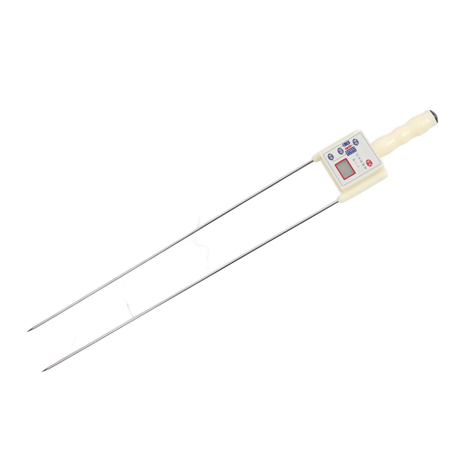 Yosoo Health Gear Medidor de Humedad de Grano Analizador de Humedad de Plástico para Trigo, Maíz, Arroz, Soja con Doble Aguja, Pantalla LED, Informe de Voz, Retroiluminación para Pruebas de (Medio)
