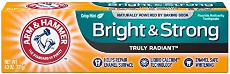 ARM & HAMMER Truly Radiant Bright & Strong Fluoride Anticavity Toothpaste Fresh Mint 4.3 oz