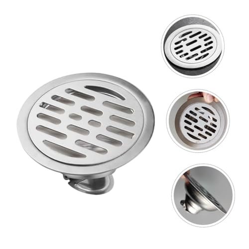 Couvercle de drain acier DOITOOL x4 pour filtre de douche