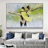 dsdsgog modern abstract figure art ballerina pittura su tela wall art poster stampe dancer immagini a parete per soggiorno home decor 60x90 cm senza cornice