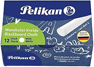 Pelikan 701359 Kreda Tablicowa, Zestaw 12 sztuk, Biały